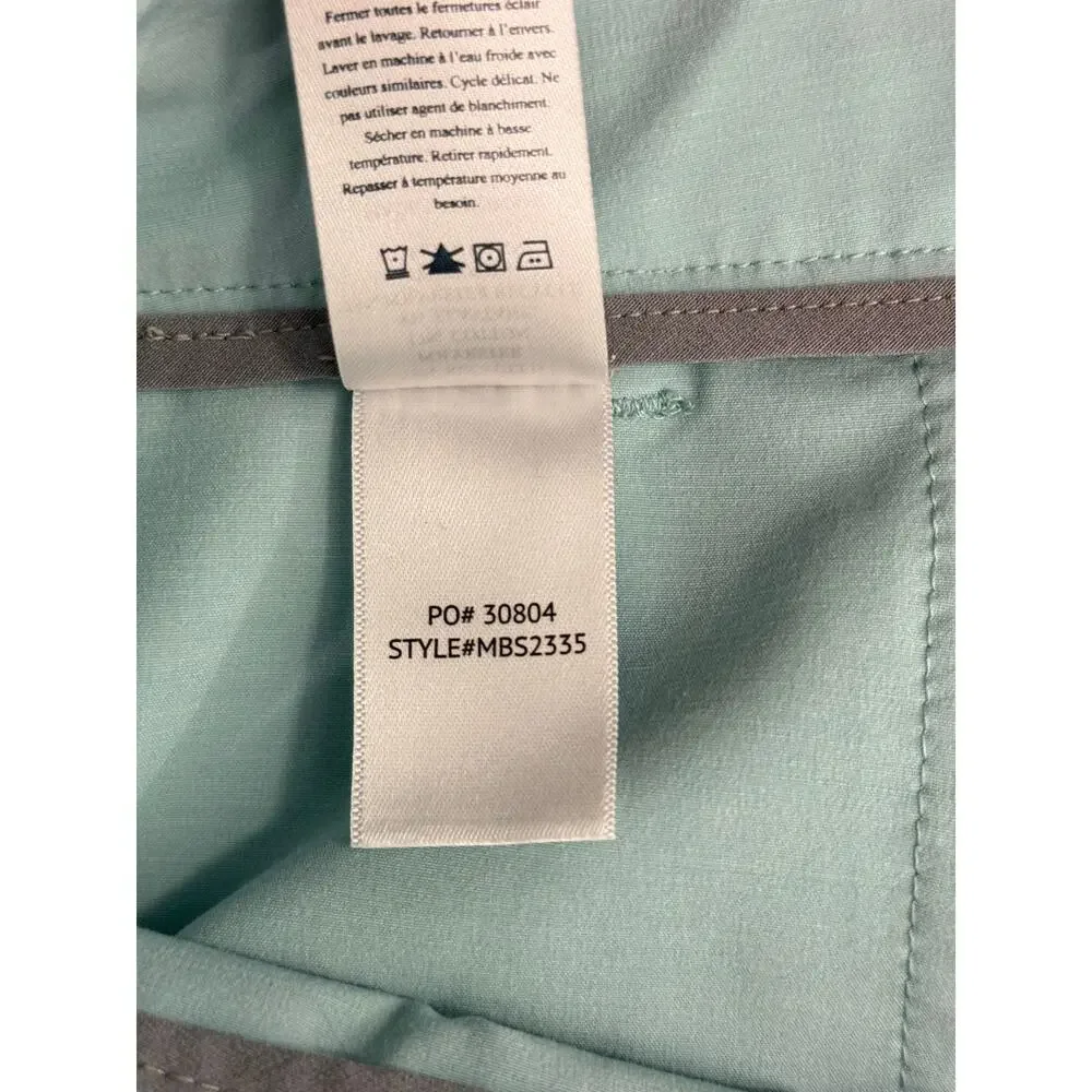 Faherty All Day Shorts Men’s 34 Performance 9” Blue Chino Belt Loop Preppy
